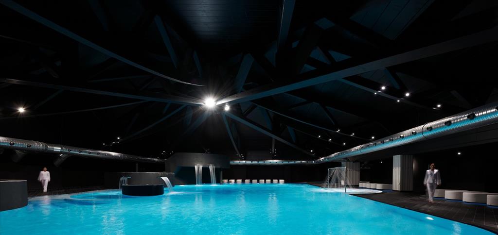 Hotel Aquagranda Wellness Park Hotel Residence - PiscinaNera