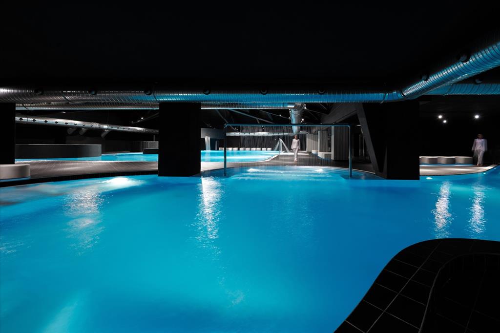 Hotel Aquagranda Wellness Park Hotel Residence - PiscinaNotte
