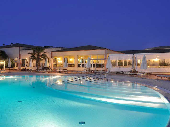 Villaggio Eden Village Sikania - Vista notturna