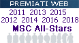 Vincitore 7 volte consecutive Msc award dal 2011 al 2018